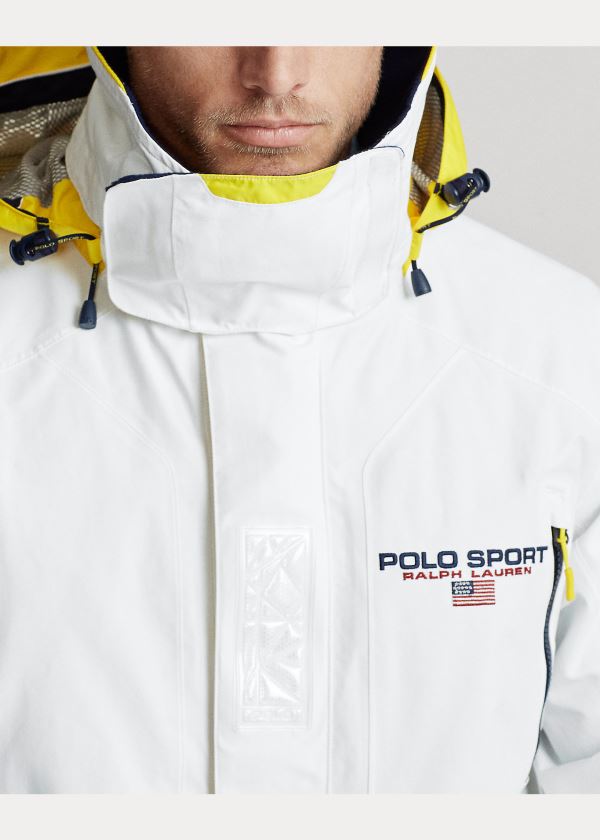 Ralph Lauren Polo Sportovní S Kapucí Jacket Bílé | Q2rNF1nk
