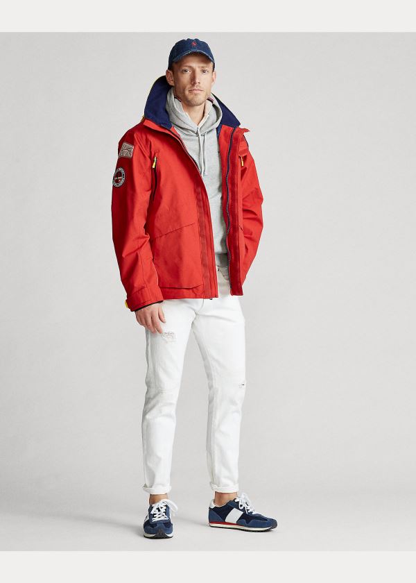 Ralph Lauren Polo Sportovní S Kapucí Jacket Červené | mFIV3icq