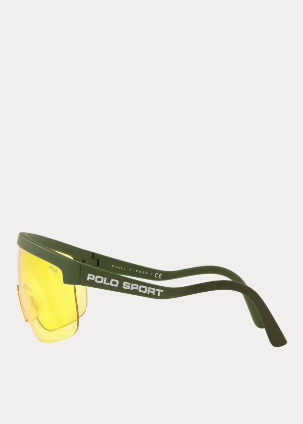 Ralph Lauren Polo Sportovní Shield Sunglasses Žluté | LSyY7TwW