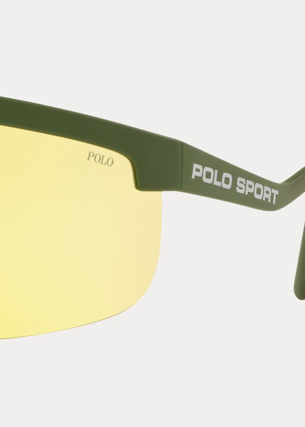 Ralph Lauren Polo Sportovní Shield Sunglasses Žluté | LSyY7TwW