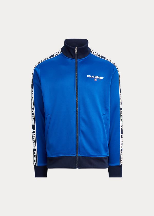 Ralph Lauren Polo Sportovní Track Jacket Blankyt | wMybILwZ