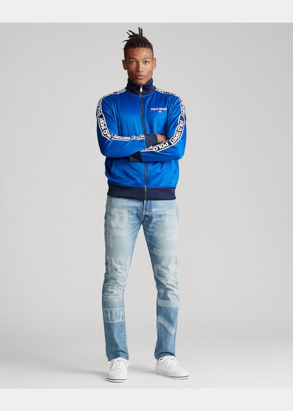 Ralph Lauren Polo Sportovní Track Jacket Blankyt | wMybILwZ