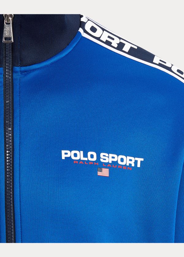 Ralph Lauren Polo Sportovní Track Jacket Blankyt | wMybILwZ