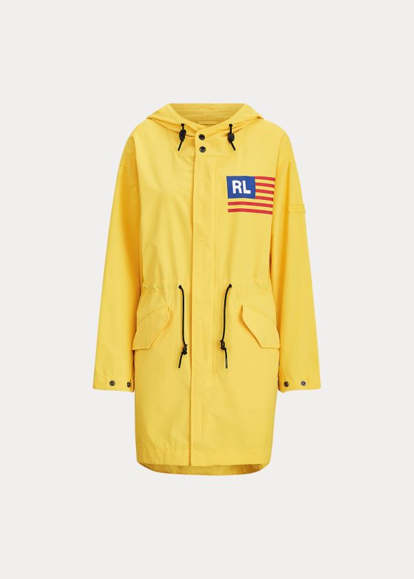 Ralph Lauren Polo Sportovní Windbreaker Jacket Citrón | 5yd118k3