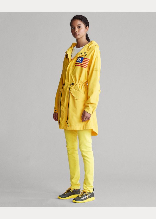Ralph Lauren Polo Sportovní Windbreaker Jacket Citrón | 5yd118k3