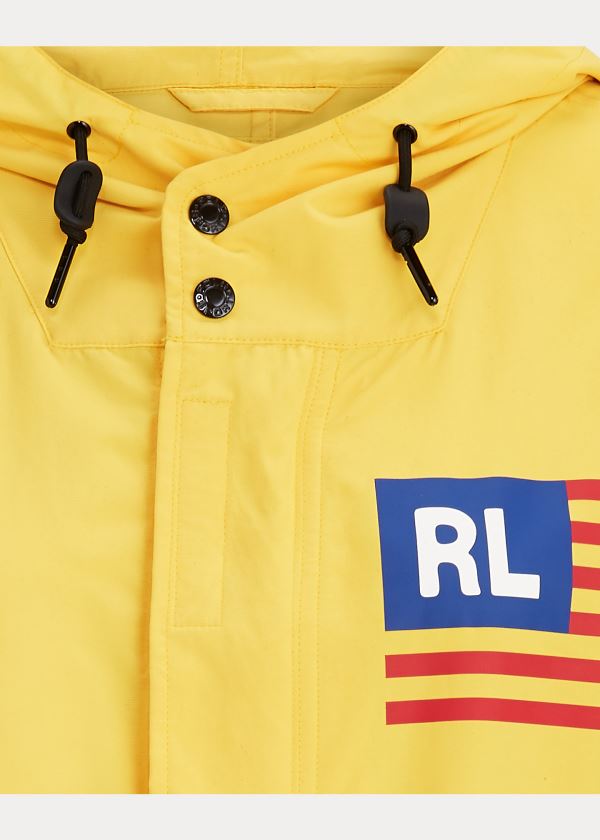 Ralph Lauren Polo Sportovní Windbreaker Jacket Citrón | 5yd118k3