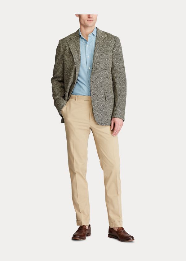 Ralph Lauren Polo Stretch Chino Trouser Hnědé | 62Ix4lHG