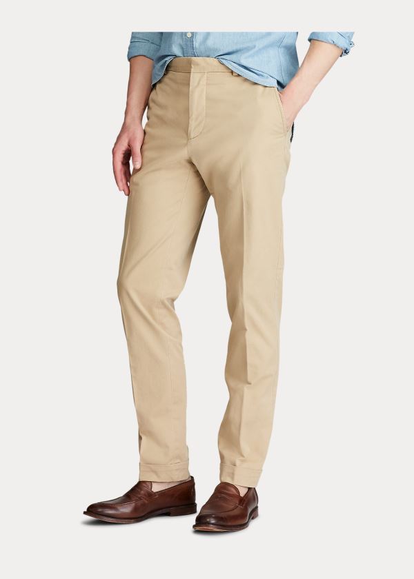 Ralph Lauren Polo Stretch Chino Trouser Hnědé | 62Ix4lHG