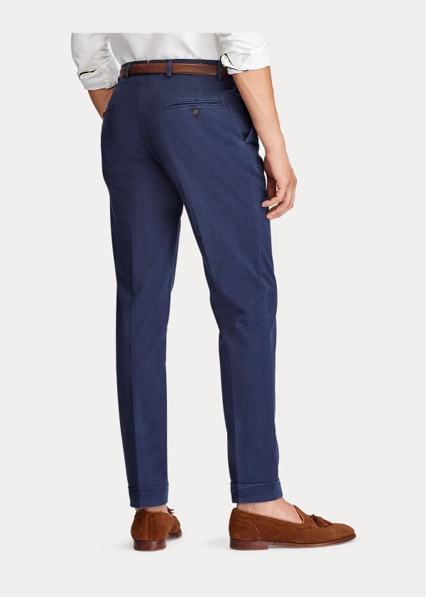 Ralph Lauren Polo Stretch Chino Trouser Tmavě Blankyt | jPwVhUW9