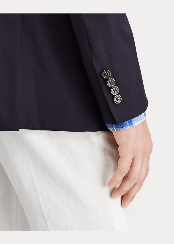 Ralph Lauren Polo Stretch Wool Sportovní Coat Tmavě Blankyt | CZIAqAHJ