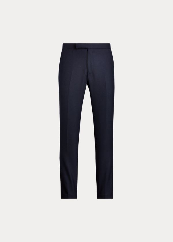 Ralph Lauren Polo Traveler Wool Trouser Tmavě Blankyt | JtDojCLf