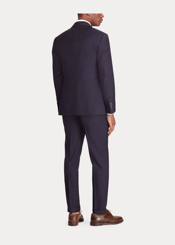 Ralph Lauren Polo Wool Twill Suit Tmavě Blankyt | THzWJLUE