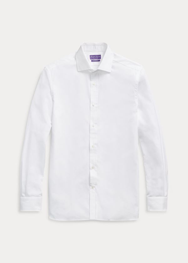 Ralph Lauren Poplin Shirt Bílé | 5p1wb4YP