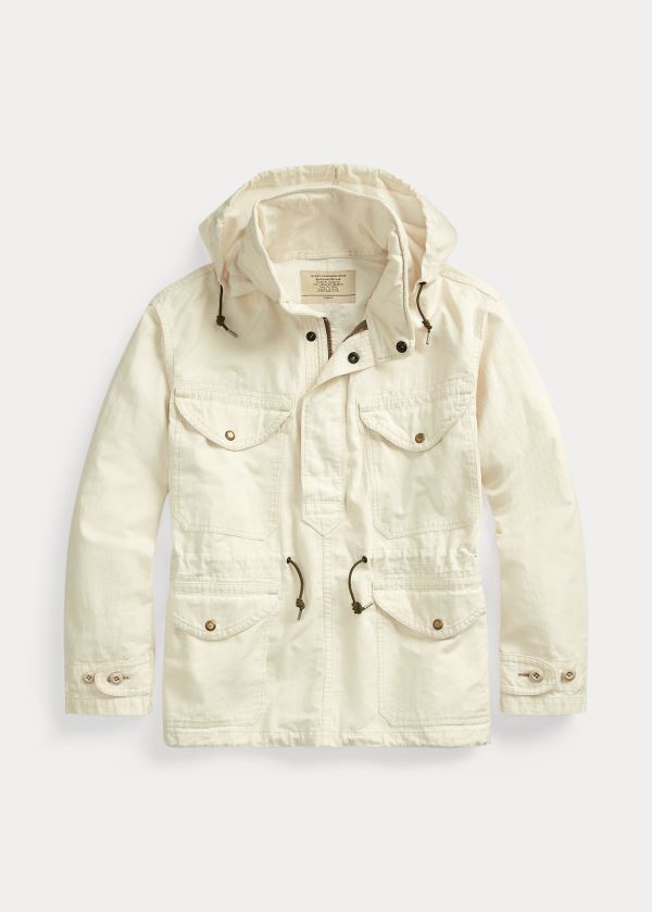 Ralph Lauren Popover Field Jacket Krém | 88Do24Sp