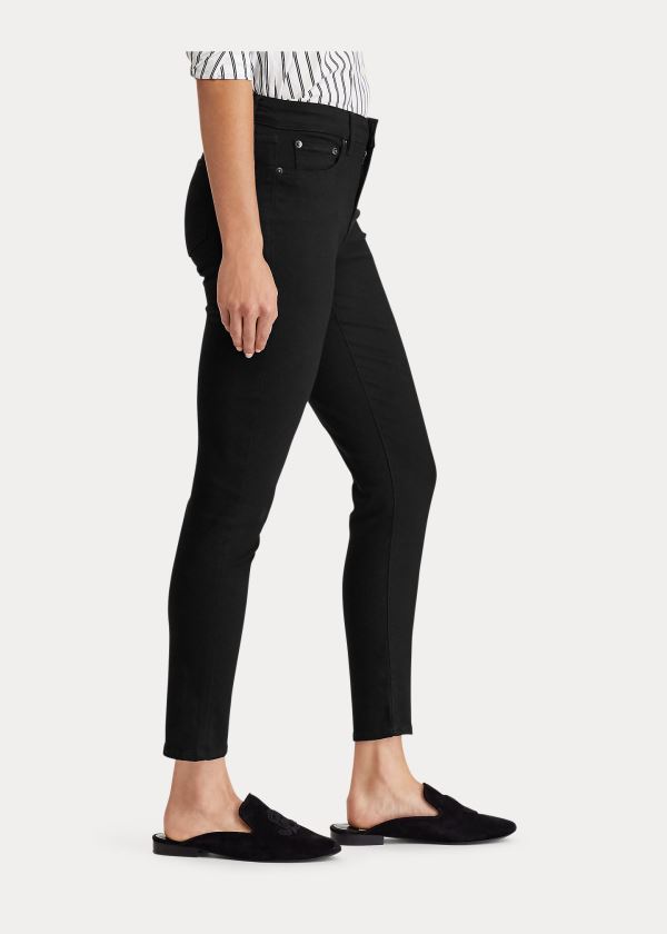 Ralph Lauren Premier Skinny Ankle Jean Černé Blankyt Světle Modré | tHnjjr3v