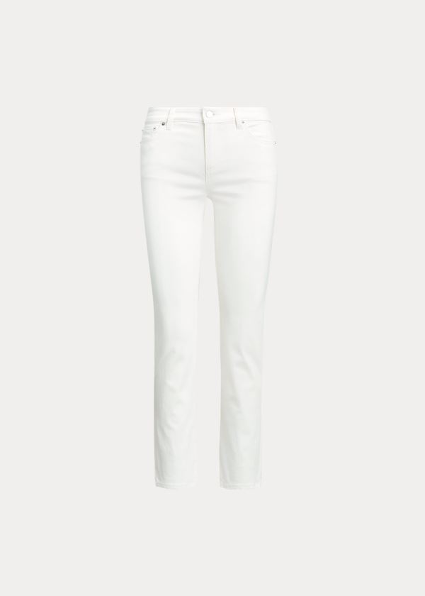 Ralph Lauren Premier Straight Ankle Jean Bílé Blankyt Světle Modré | HKpCj3qo