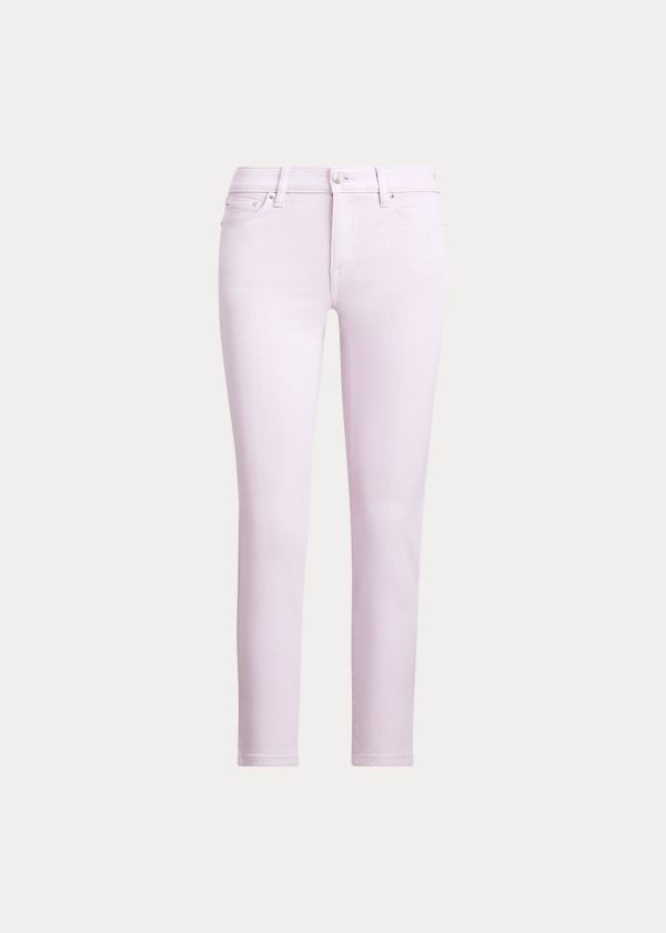 Ralph Lauren Premier Straight Ankle Jean Světle Fialové | P84fhB2y