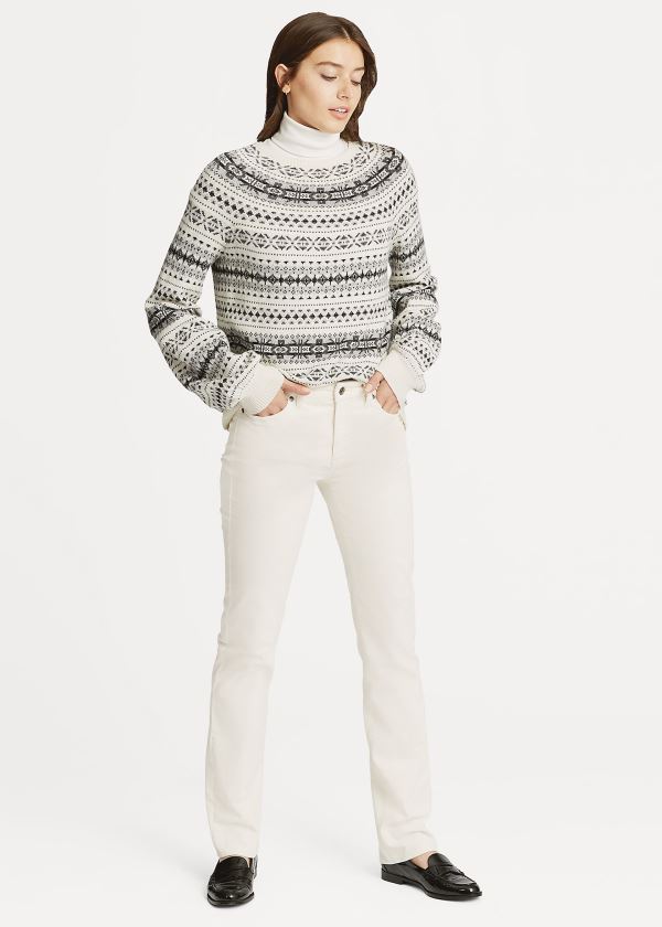 Ralph Lauren Premier Straight Cord Jean Krém | j5h3xU5z