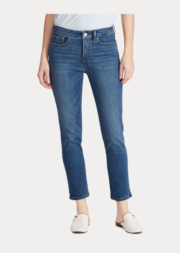 Ralph Lauren Premier Straight Curvy Jean Blankyt Blankyt Světle Modré | hrkVOACn