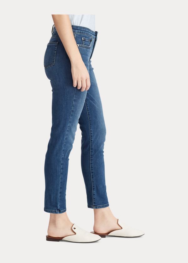 Ralph Lauren Premier Straight Curvy Jean Blankyt Blankyt Světle Modré | hrkVOACn