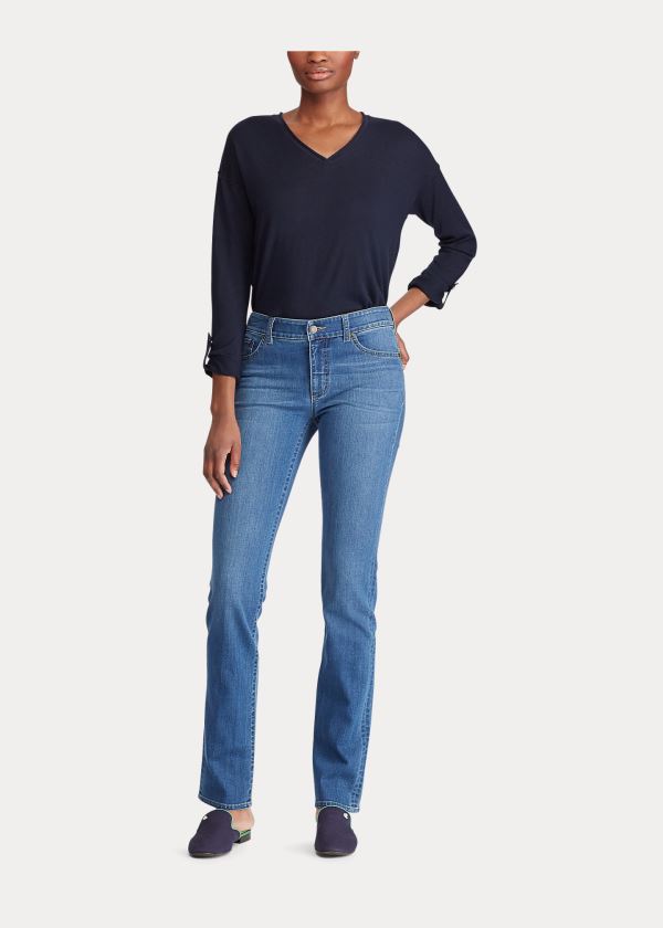 Ralph Lauren Premier Straight Jean Blankyt | 6yuyDh1S