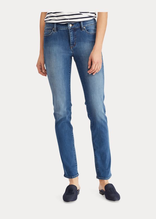 Ralph Lauren Premier Straight Jean Blankyt Blankyt Světle Modré | 8fspcgqD