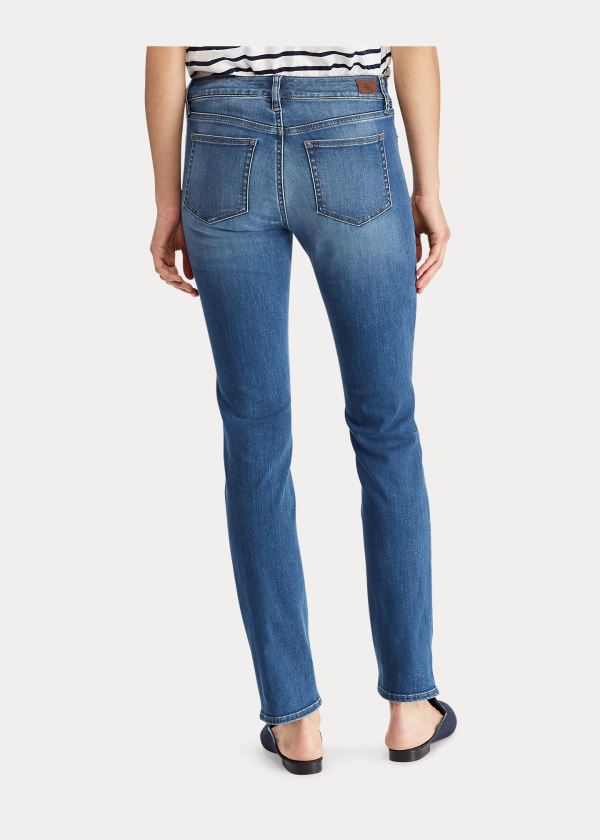 Ralph Lauren Premier Straight Jean Blankyt Blankyt Světle Modré | 8fspcgqD