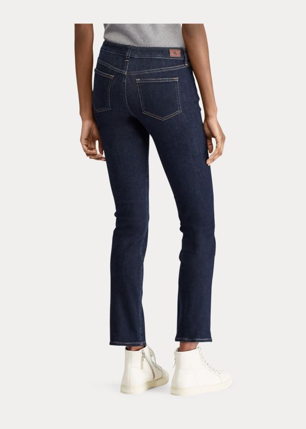 Ralph Lauren Premier Straight Jean Tmavě Blankyt Blankyt Světle Modré | JaunsGPD