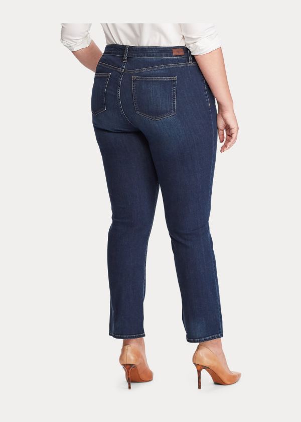 Ralph Lauren Premier Straight Jean Tmavě Královská Modrá Blankyt Blankyt Světle Modré | nAoUEHvE