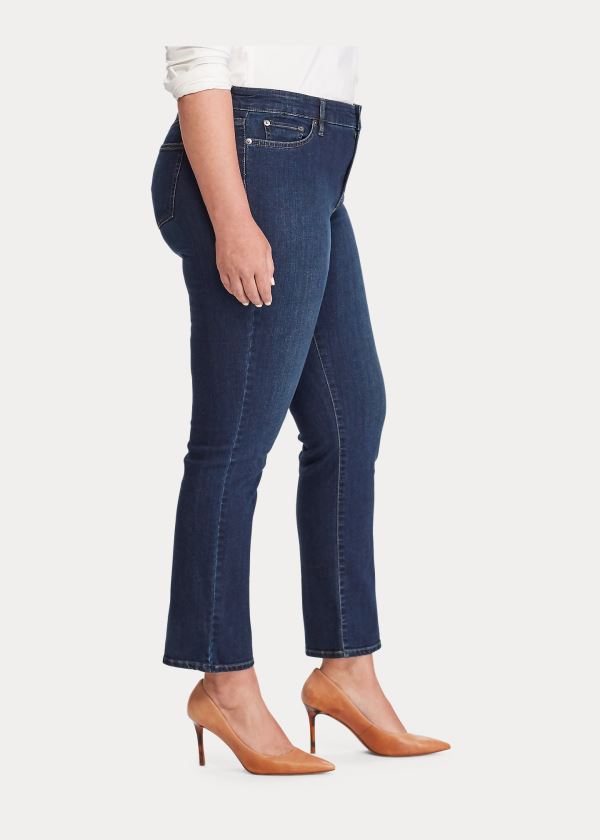 Ralph Lauren Premier Straight Jean Tmavě Královská Modrá Blankyt Blankyt Světle Modré | nAoUEHvE