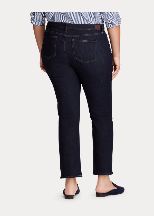 Ralph Lauren Premier Straight Jean Černé Blankyt Světle Modré | u98OZC2C