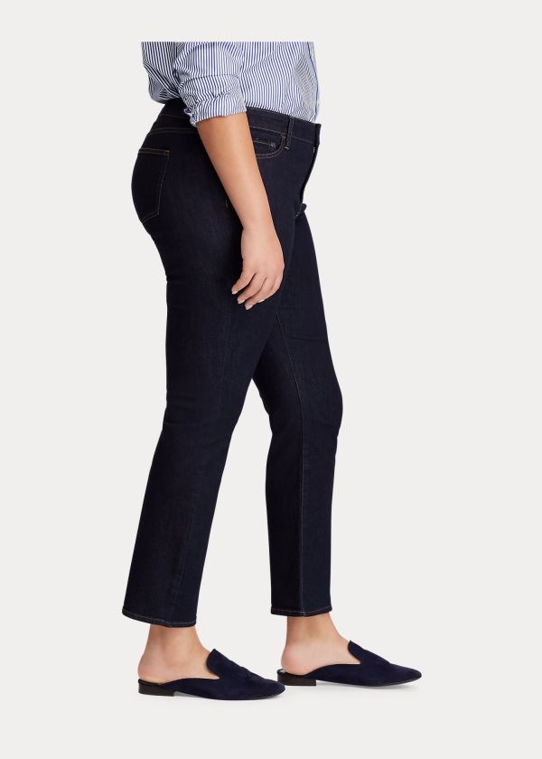 Ralph Lauren Premier Straight Jean Černé Blankyt Světle Modré | u98OZC2C