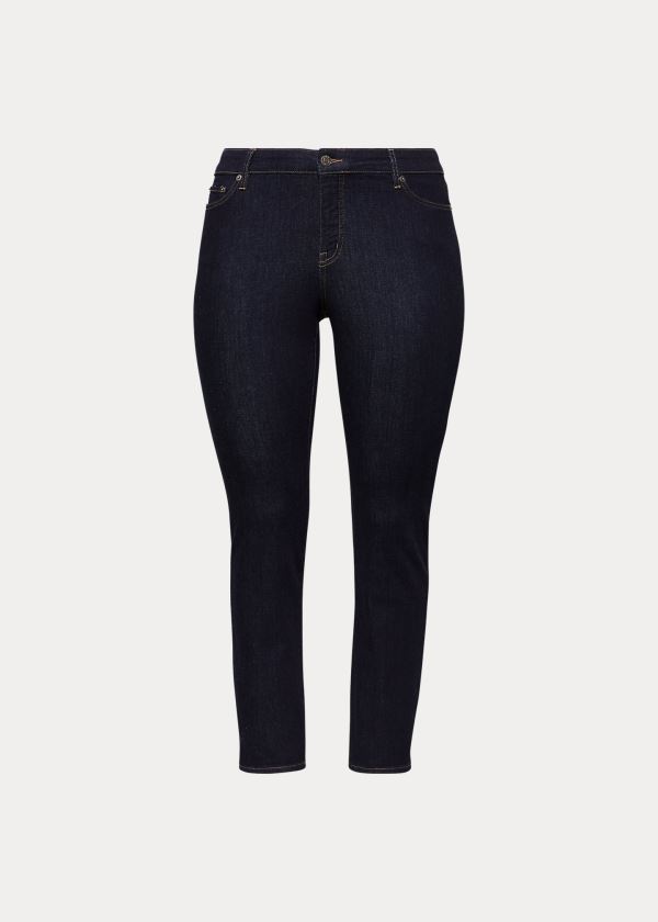 Ralph Lauren Premier Straight Jean Černé Blankyt Světle Modré | u98OZC2C