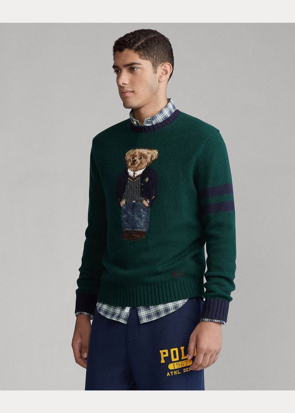 Ralph Lauren Preppy Bear Svetrové Zelene | 0HqR0vxR