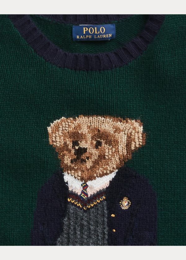 Ralph Lauren Preppy Bear Svetrové Zelene | 0HqR0vxR