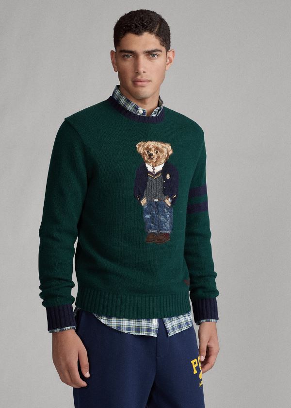 Ralph Lauren Preppy Bear Svetrové Zelene | 0HqR0vxR