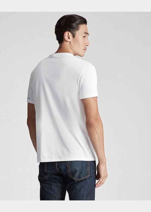 Ralph Lauren Pride Big Pony Bavlněné Tee Bílé | fuox8woX