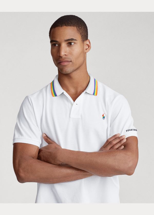 Ralph Lauren Pride Polo Shirt Bílé | PzCxkrBI