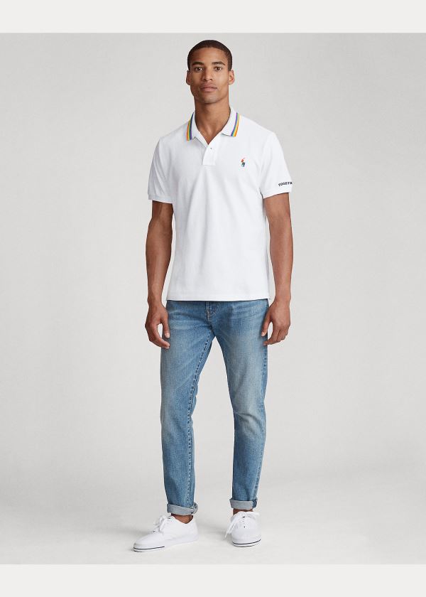 Ralph Lauren Pride Polo Shirt Bílé | PzCxkrBI