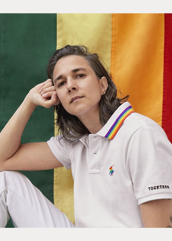 Ralph Lauren Pride Polo Shirt Bílé | PzCxkrBI