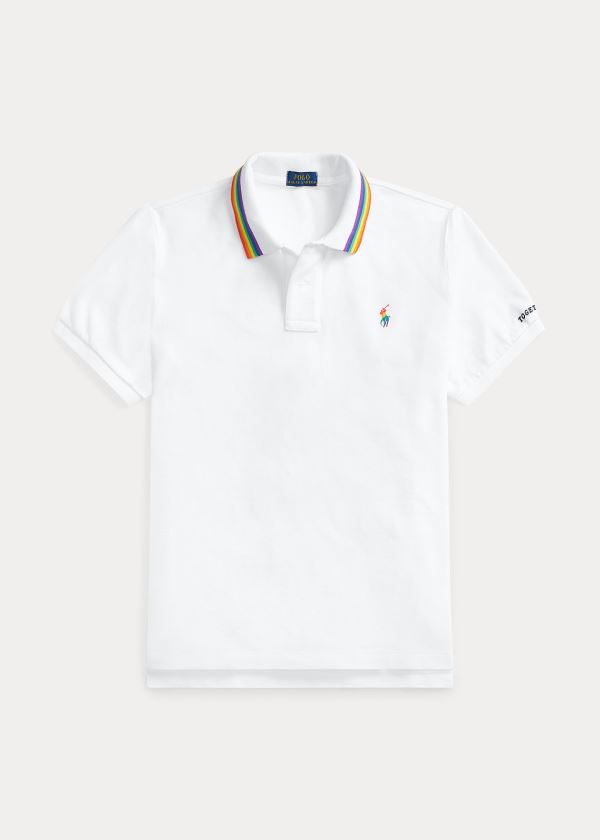 Ralph Lauren Pride Polo Shirt Bílé | PzCxkrBI