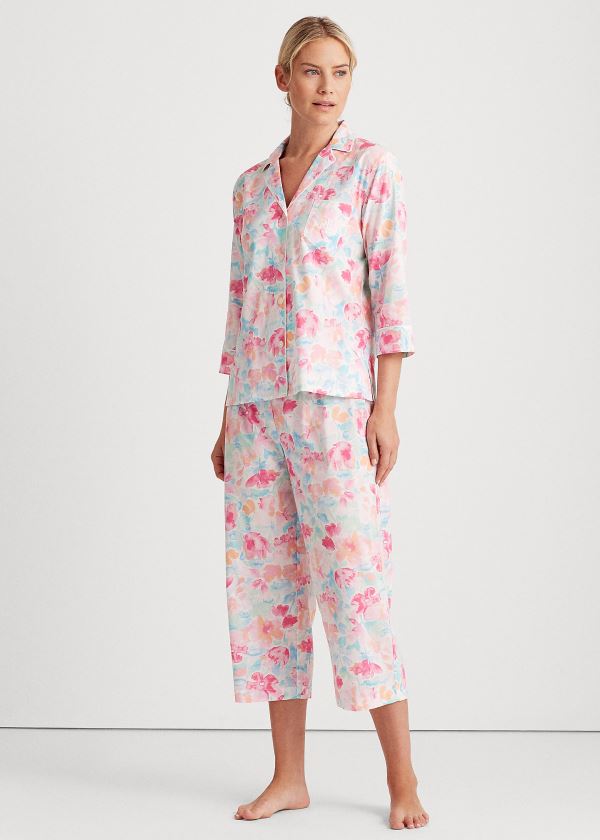 Ralph Lauren Print Capri Sleep Set Viacfarebný | DHfK6km6