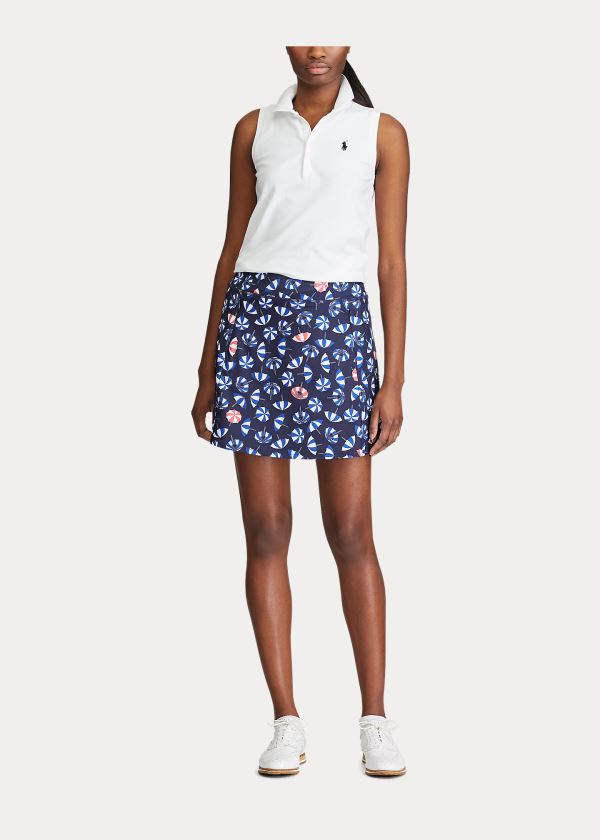 Ralph Lauren Print Flounce Golfové Skort Tmavě Blankyt Viacfarebný | 9AF2iQiN