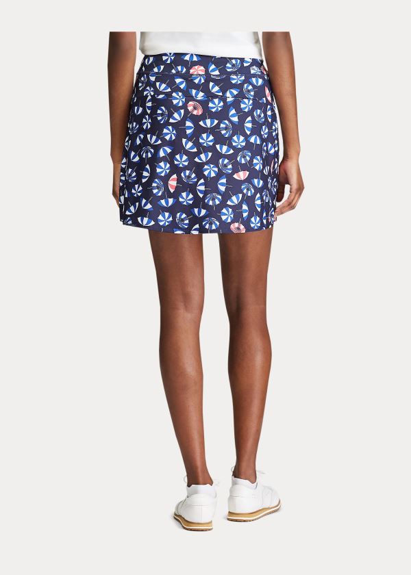 Ralph Lauren Print Flounce Golfové Skort Tmavě Blankyt Viacfarebný | 9AF2iQiN