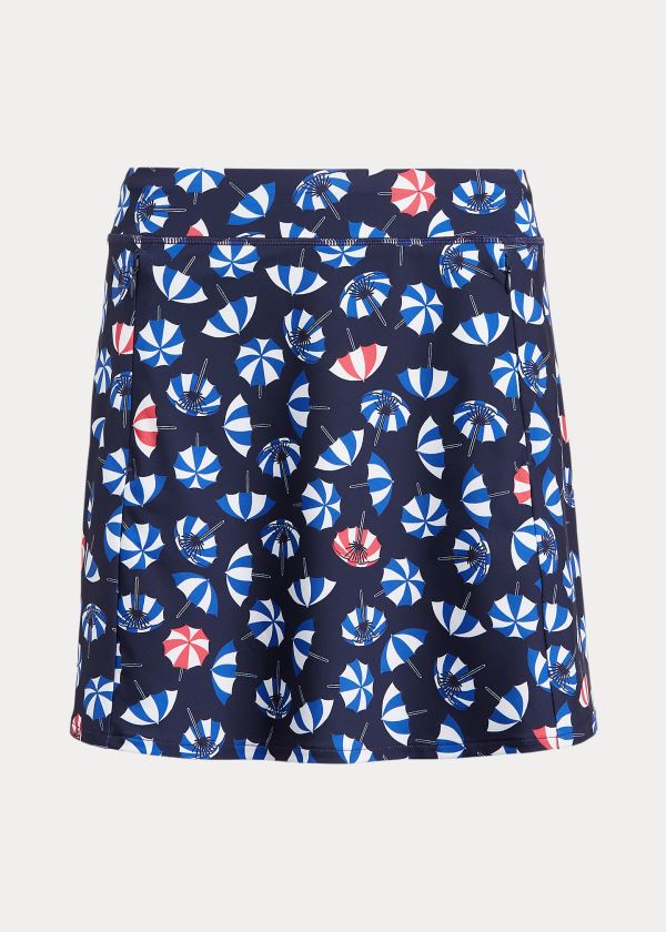 Ralph Lauren Print Flounce Golfové Skort Tmavě Blankyt Viacfarebný | 9AF2iQiN