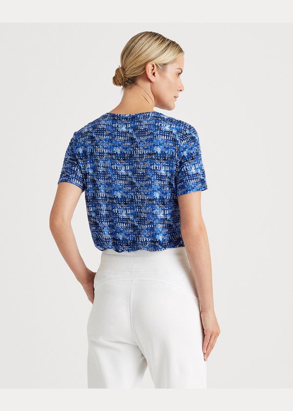 Ralph Lauren Print Jersey Tee Blankyt Viacfarebný | 37P1tljA