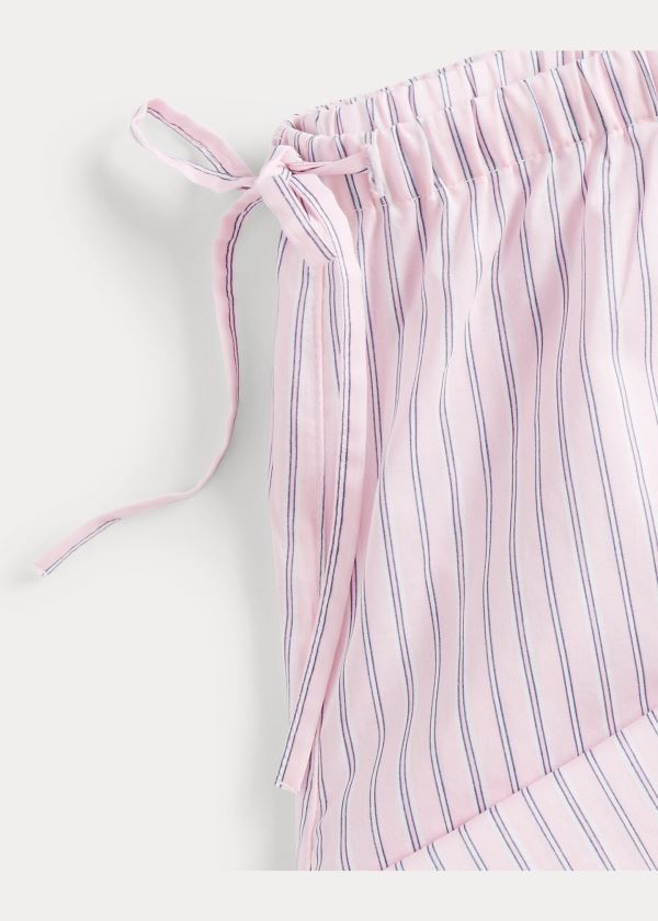 Ralph Lauren Print Sleep Set Růžové Tmavě Blankyt Proužek | yaBgJCI2