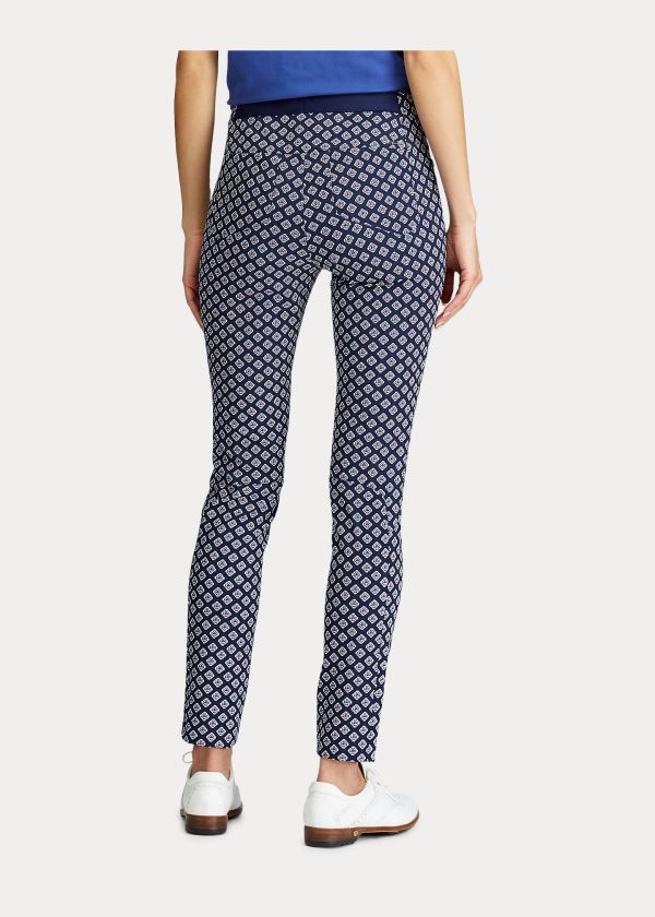 Ralph Lauren Print Stretch Golfové Pant Tmavě Blankyt Růžové | k5UqOnU2