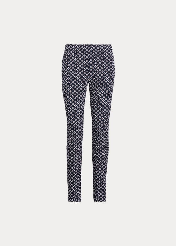 Ralph Lauren Print Stretch Golfové Pant Tmavě Blankyt Růžové | k5UqOnU2