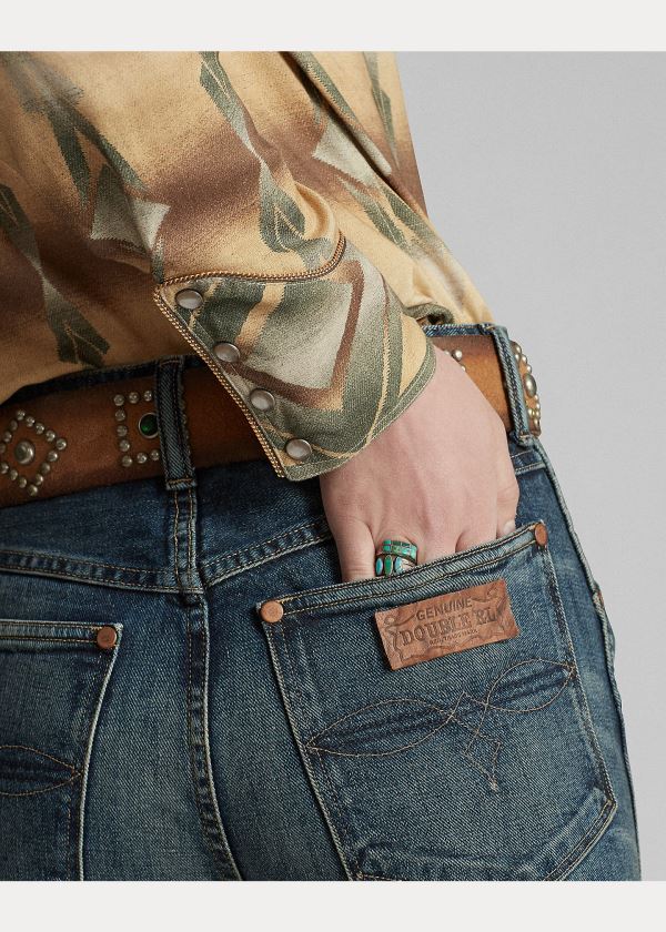 Ralph Lauren Print Western Shirt Hnědé Zelene | rKmLRx61